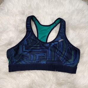Brooks Blue and Green Sports Bra